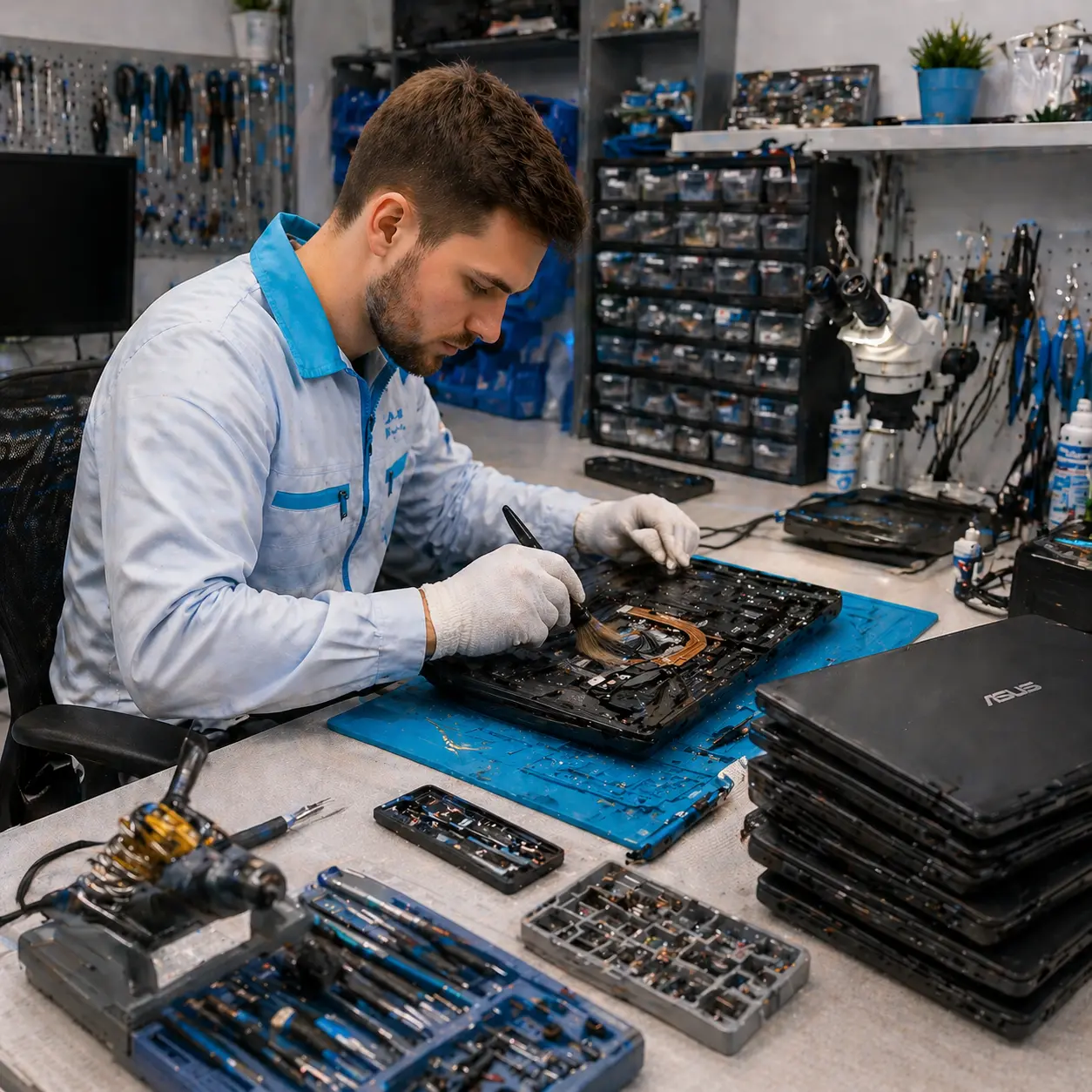 чистка ноутбука Asus в Хотьково