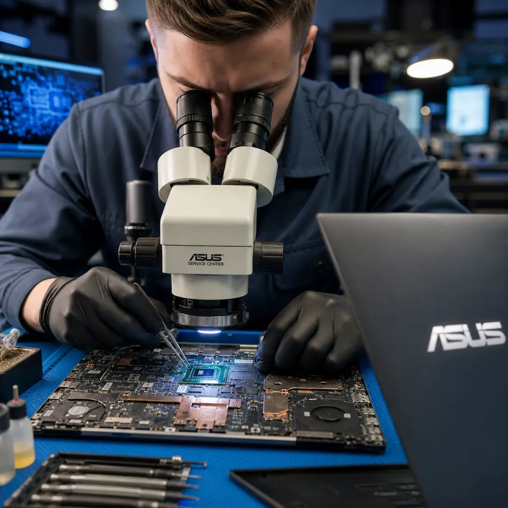 Замена видеокарты ноутбука Asus в Хотьково