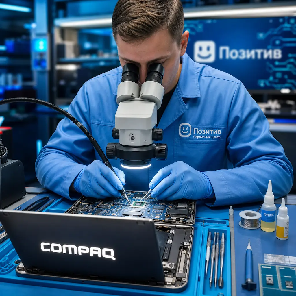 Замена видеокарты ноутбука Compaq в Хотьково
