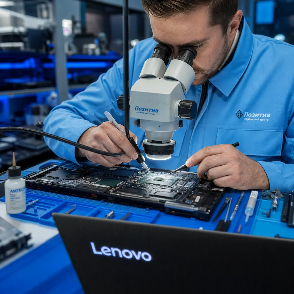 Замена видеокарты ноутбука Lenovo в Хотьково