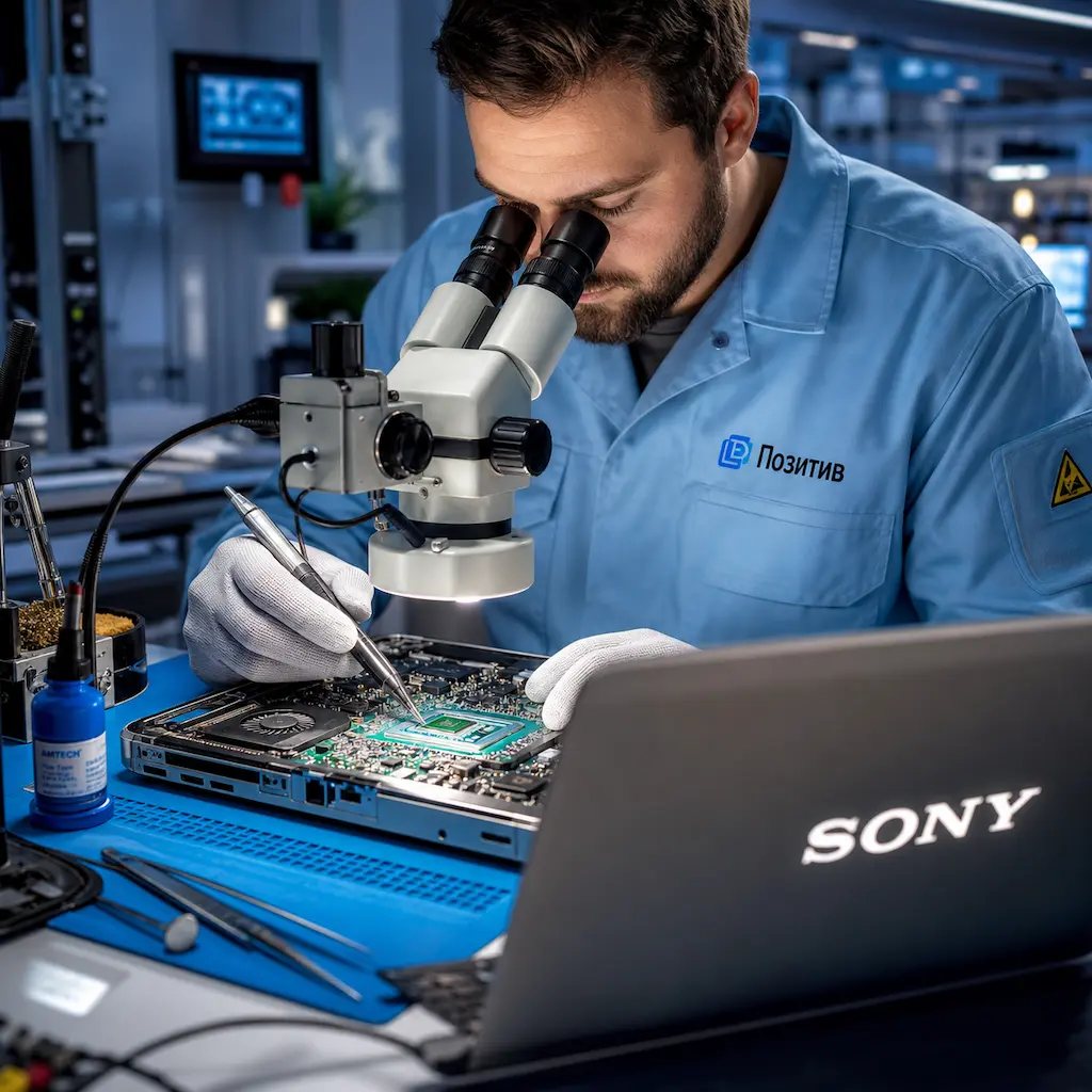 Замена видеокарты ноутбука Sony в Хотьково