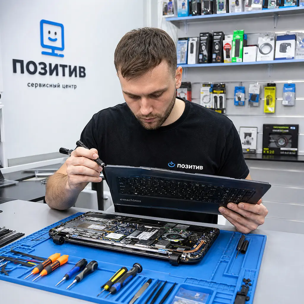 заменить клавиатуру на ноутбуке Emachines в Хотьково