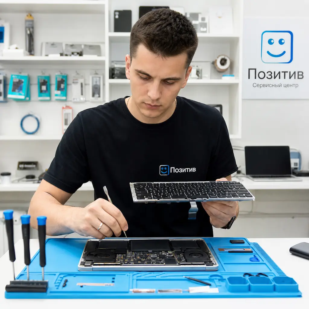 заменить клавиатуру на Apple Macbook в Хотьково