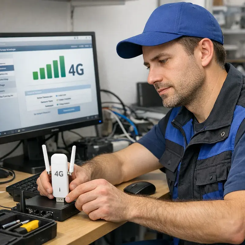 Настройка LTE модема в Хотьково