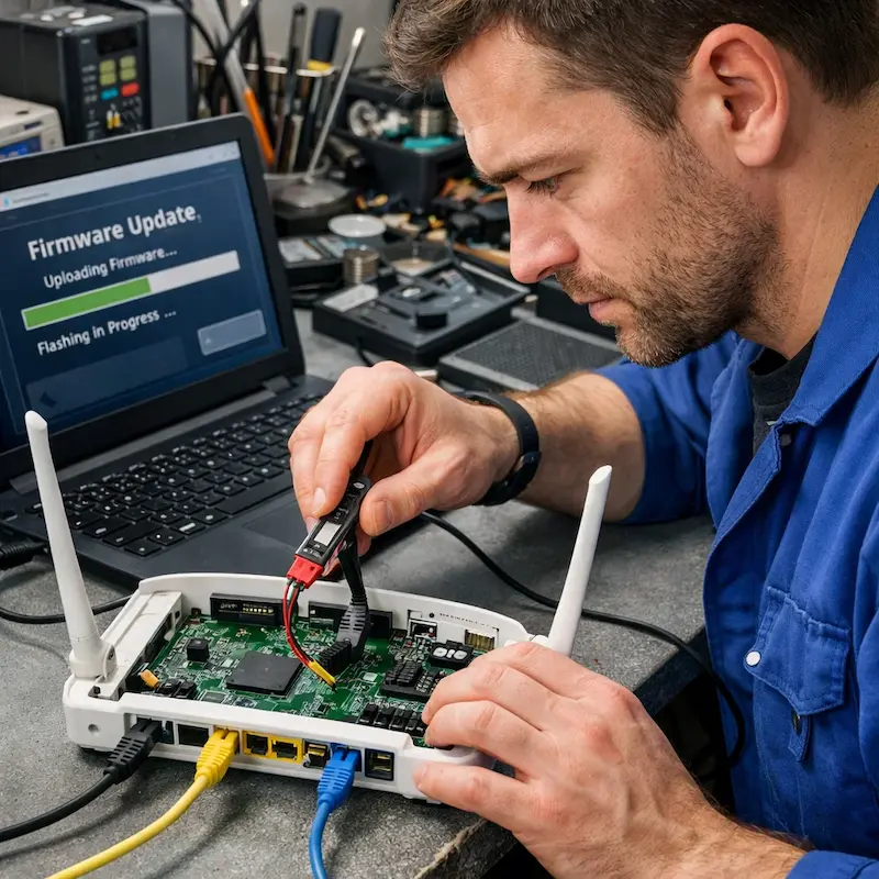 Обновление прошивки роутера в Хотьково