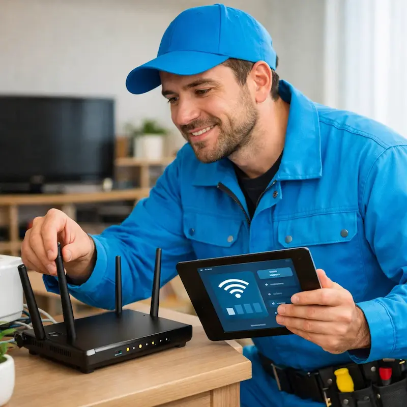 Настройка Wi-Fi для квартиры, дома и офиса в Хотьково