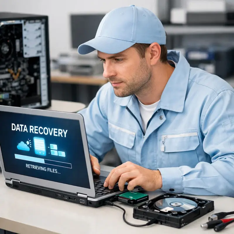 Восстановление данных и файлов в Хотьково