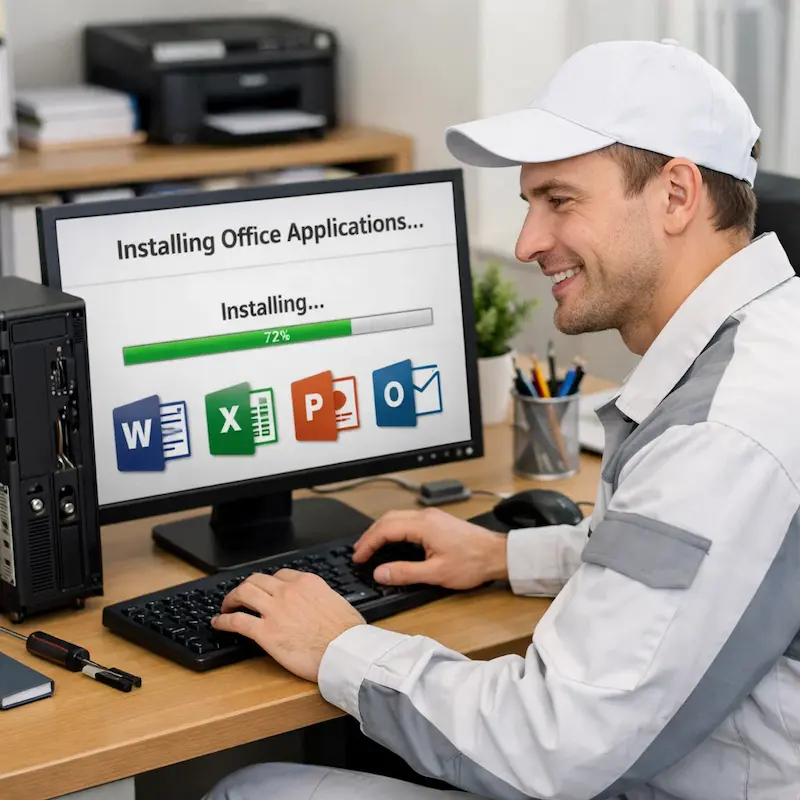 Установка и настройка программ на компьютере в Хотьково