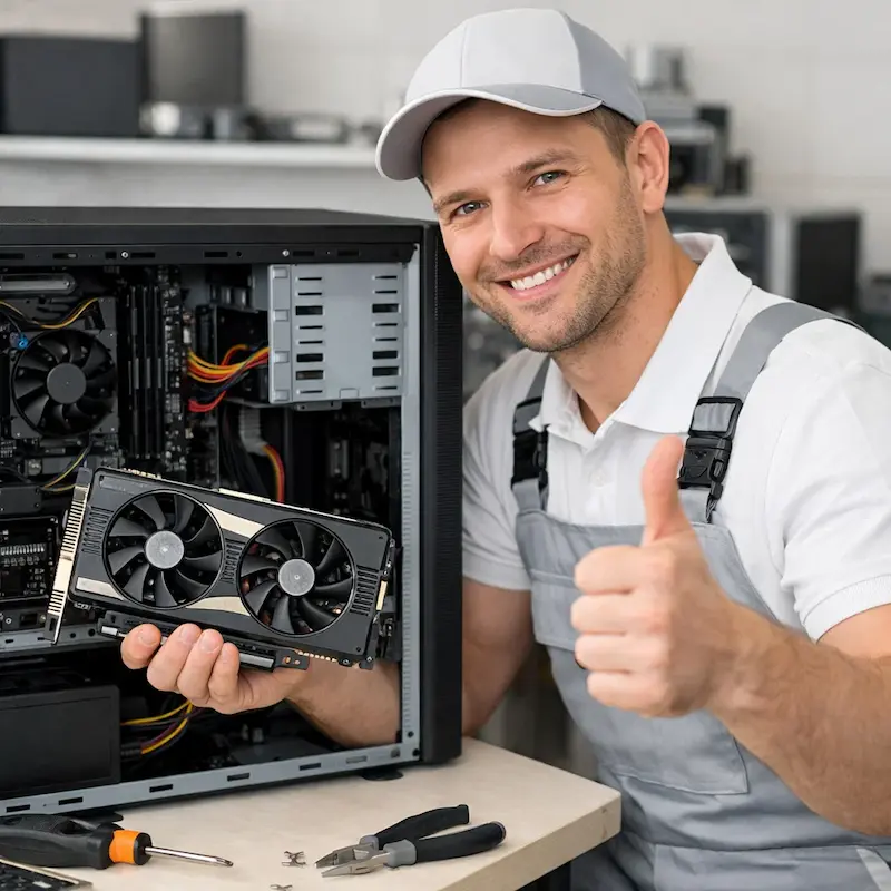Замена видеокарты ПК в Хотьково