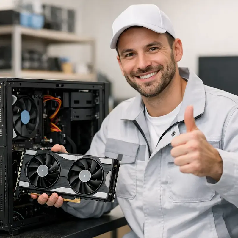 установка видеокарты на ПК в Хотьково